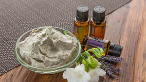 Máscara de Argila e Óleos Essenciais doTERRA
