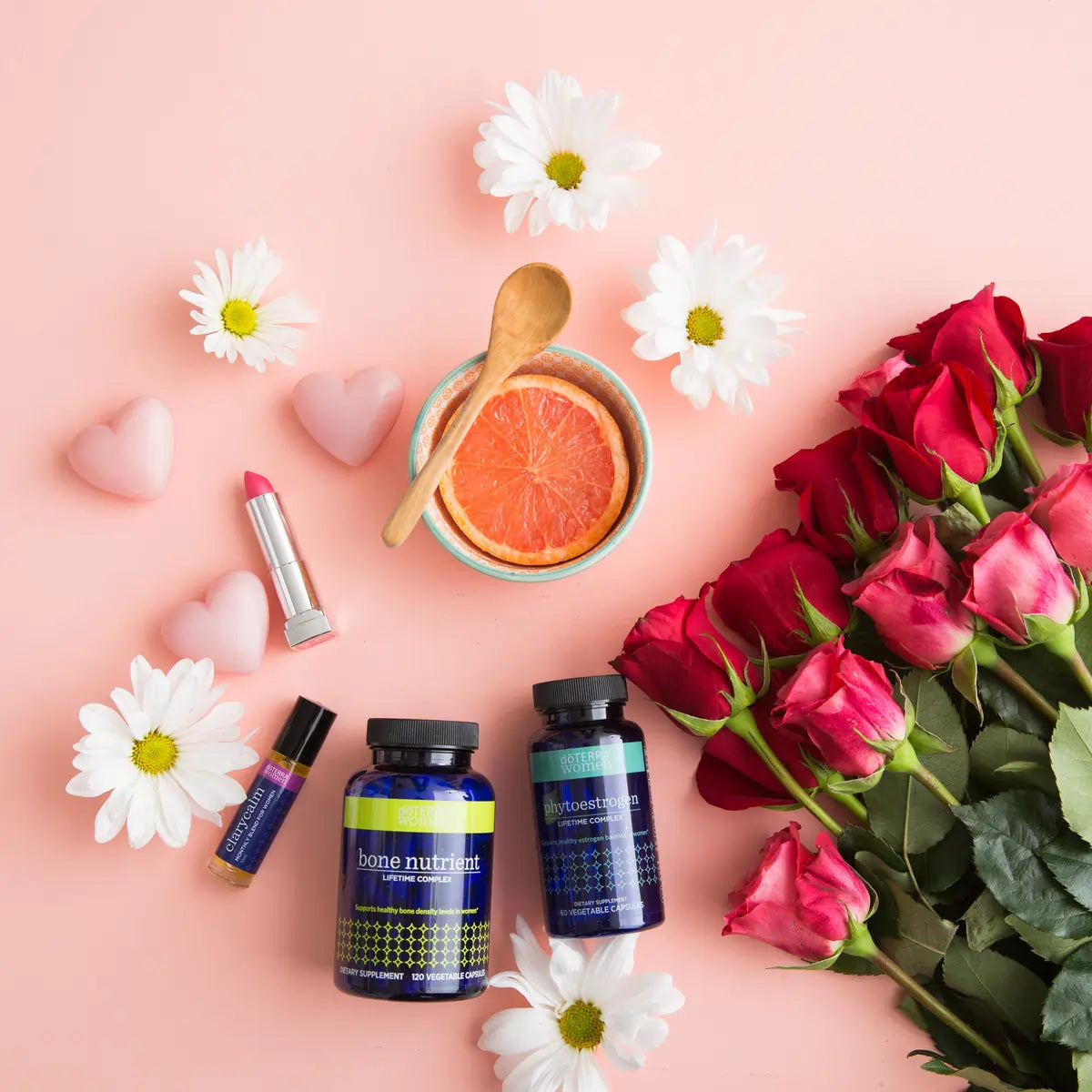 Coleção bem-estar feminino com doTERRA